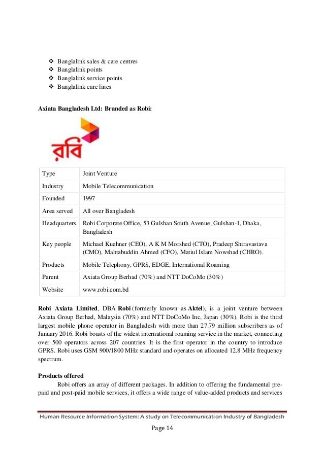 banglalink head office objectives of banglalink